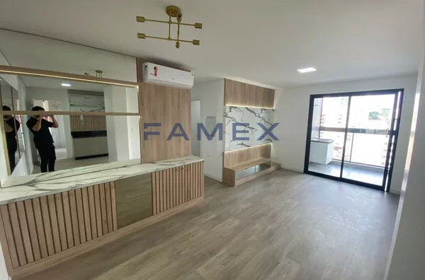 APARTAMENTO SEMIMOBILIADO ED RUBI -  COM 01 SUITE + 01 QUARTO - PROXIMO PRAÇA CENTRAL