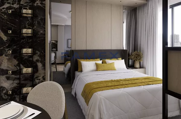 Apartamento Studio na planta para venda, no Sky Residencial