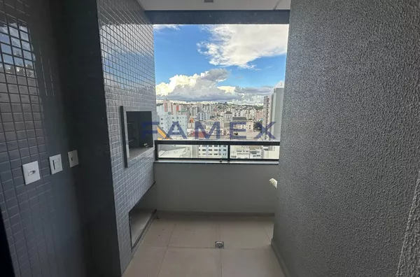 Apartamento com 01 suíte + 01 quarto no centro para locação - edifício opala - 02 quadras da praça central