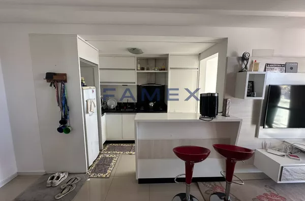 APARTAMENTO A VENDA SEMIMOBILIADO COM 1 SUITE + 01 QUARTO NO CENTRO -  ED MONNA LISA PRÓXIMO A PREFEITURA MUNICIPAL