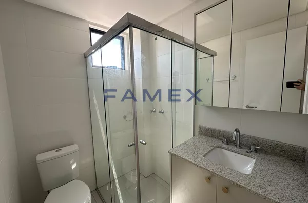 Apartamento para locação com 01 suíte + 01 quarto no centro edifício Topázio- 01 quadra do Super Polo - Foto 19