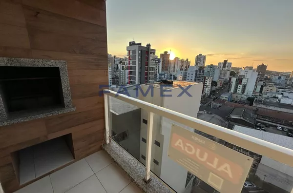 Apartamento   para locação no Centro Ed Monna Lisa com 01 suíte  + 02 quartos - próximo a prefeitura municipal