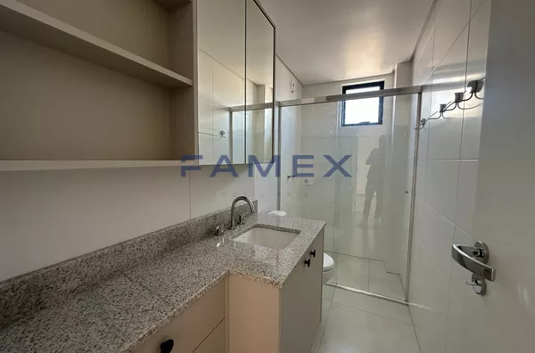 Apartamento para locação com 01 suíte + 01 quarto no centro edifício Topázio- 01 quadra do Super Polo - Foto 16