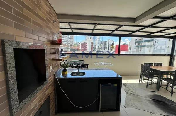 APARTAMENTO  GARDEN MOBILIADO NO CENTRO COM  01 SUÍTE + 01 QUARTO