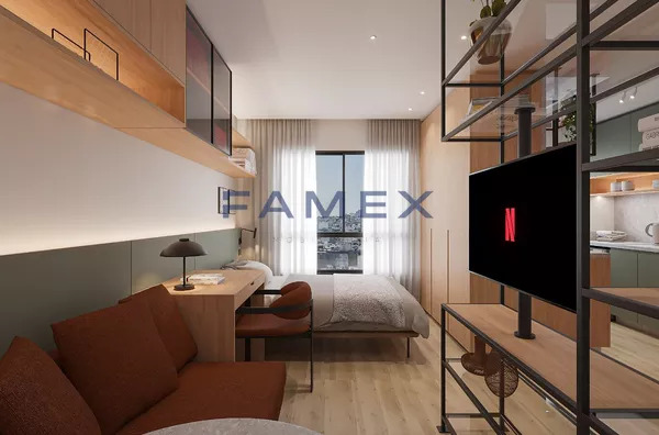 Studio na planta no Edifício Pace