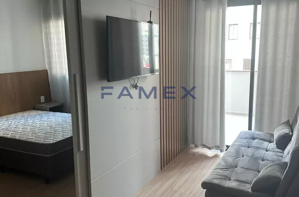 APARTAMENTO STUDIO NO CENTRO   PARA LOCAÇÃO COM SACADA GARDEN-   EDIFÍCIO OPALA -  02 QUADRAS DA  PRAÇA   CENTRAL