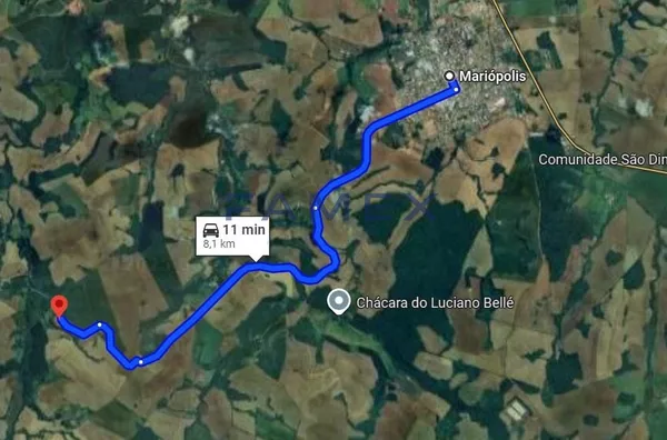 CHÁCARA À VENDA - ZONA RURAL DE MARIÓPOLIS - PR