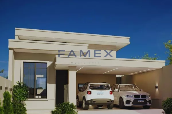 Casa térrea em construção para venda no Loteamento Santa Clara - 3 suítes