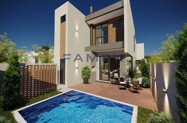 Sobrado em construção para venda no Loteamento Santa Clara - 3 suítes