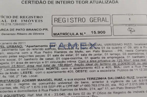 APARTAMENTO NO CENTRO DA CIDADE DE PATO BRANCO - Foto 15
