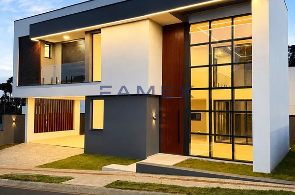 Casa em construção no Condomínio Jardins de Monet em Pato Branco - 3 suítes