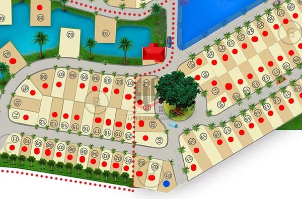  Terreno H01-BV2 a venda às margens do Rio Paraná no condomínio Residencial Bela Vista, em Panorama