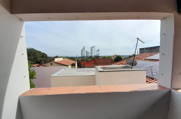 Vista da sacada nos fundos do sobrado