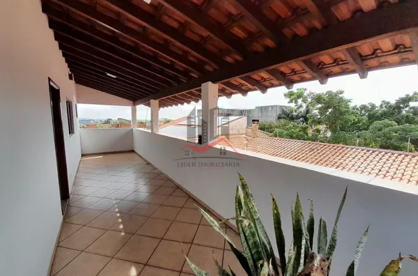 Vista da sacada nos fundos do sobrado 