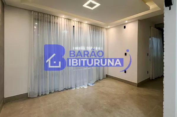 Sala de TV sem mobília