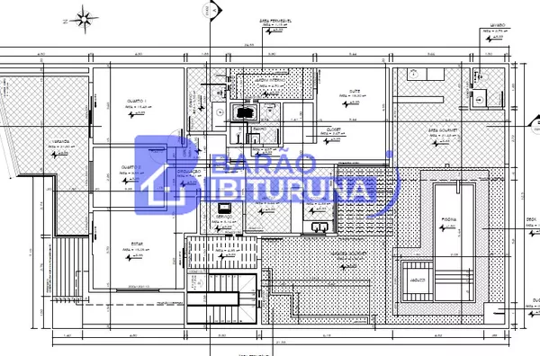 Casa em construção no  Vale Do Sol II