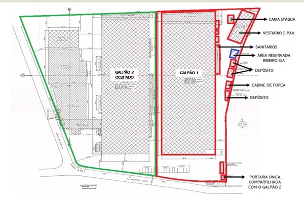 Galpão para Locação - 8.086,75m² / 25.124,00m2 Total de terreno