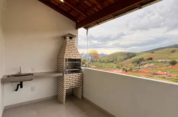 Área gourmet com vista maravilhosa