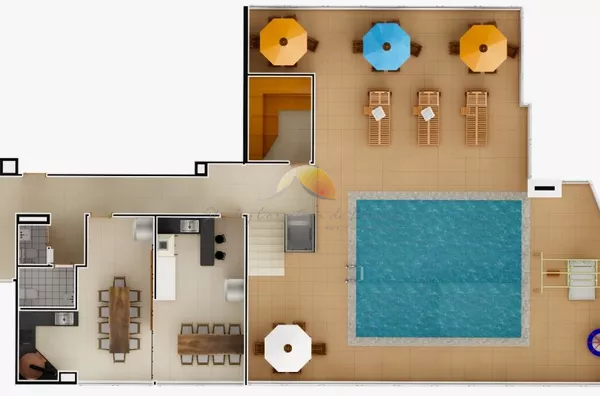 Planta área de lazer