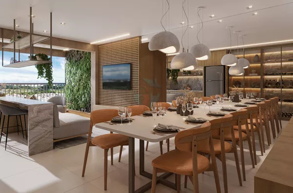 Sala de Jantar - Decorado - 73 m²