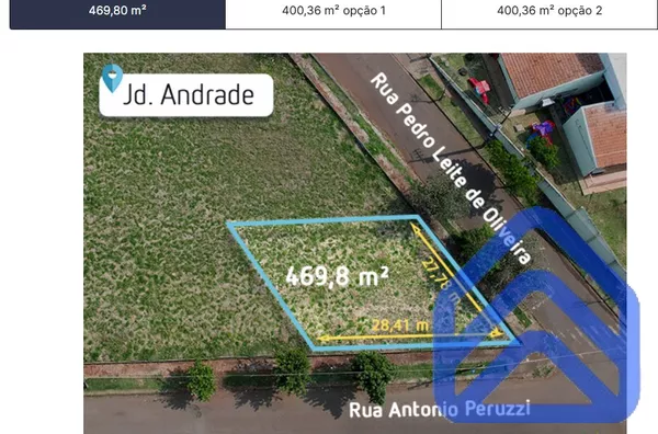 Terrenos à venda no Jardim Andrade em Maringá