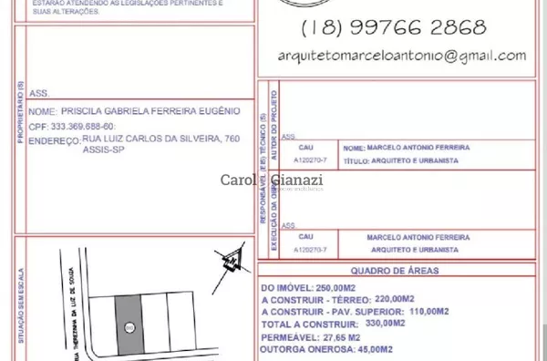 BA1679 - Barracão para Locação no Residencial Veneza em Assis - Foto 1