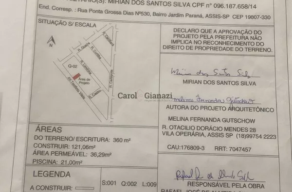 CA1033 - Casa à Venda no Jardim Paraná em Assis - Foto 17