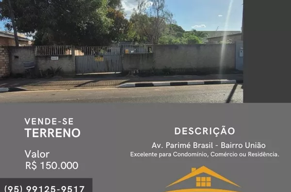 Terreno para venda união boa vista