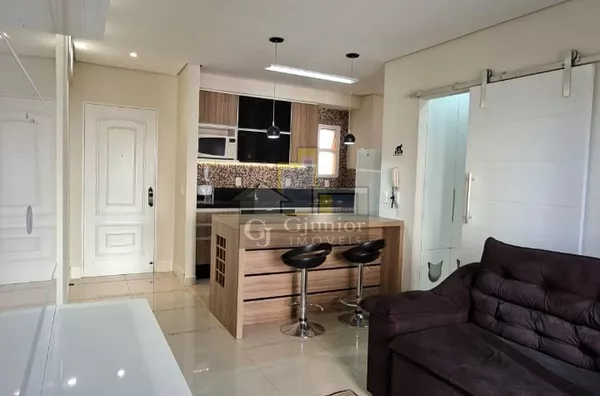 Apartamento Semi-Mobiliado com 1 Dormitório, Sacada e Garagem, Centro, Campinas (SP) - Foto 1