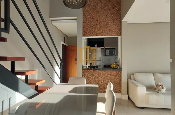 Apartamento cobertura 3 Dorm com 2 suítes área gourmet e piscina privativa na Vila São José em Taubaté