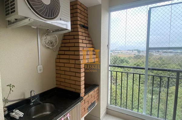 Apartamento 2 dorm com suíte e sacada gourmet no Bonfim em Taubaté