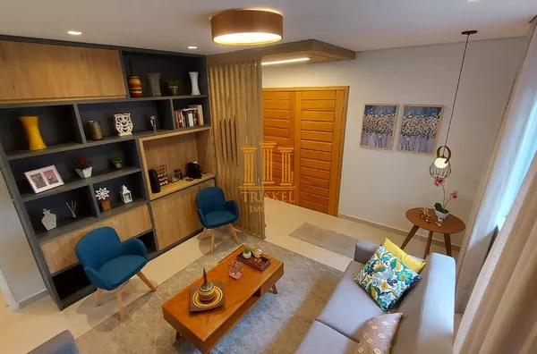 Sobrado com 3 dorm no condomínio Campos do Conde II em Tremembé