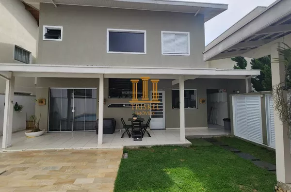 Sobrado 3 dorm com escritório e área gourmet no Campos Do Conde em Tremembé