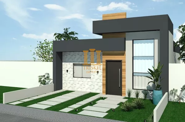 Casa 3 dorm com suíte em construção no Residencial Charles Scheneider