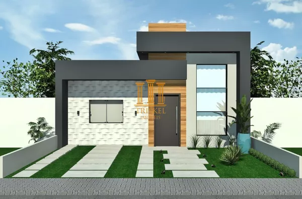 Casa 3 dorm com suíte em construção no Residencial Charles Scheneider