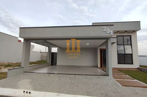 Casa 3 dorm com suíte churrasqueira e garagem coberta no Condomínio Perola do Vale emTremembé