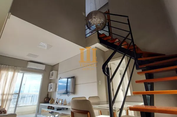 Apartamento cobertura 3 Dorm com 2 suítes área gourmet e piscina privativa na Vila São José em Taubaté