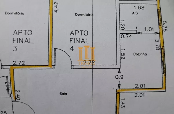 Apartamento para venda, 1 quarto(s),  , - Foto 6