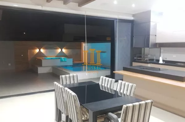 Casa 3 dorm com suíte area gourmet e piscina aquecida