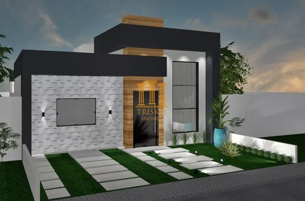 Casa 3 dorm com suíte em construção no Residencial Charles Scheneider