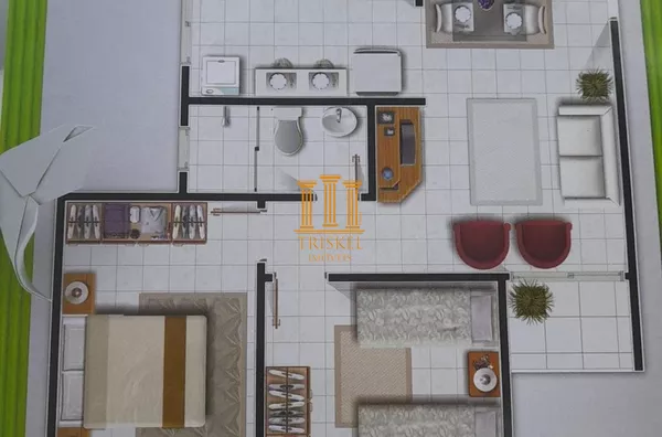 Apto 2 dormitórios - LE VILLAGE - Campos Eliseos 