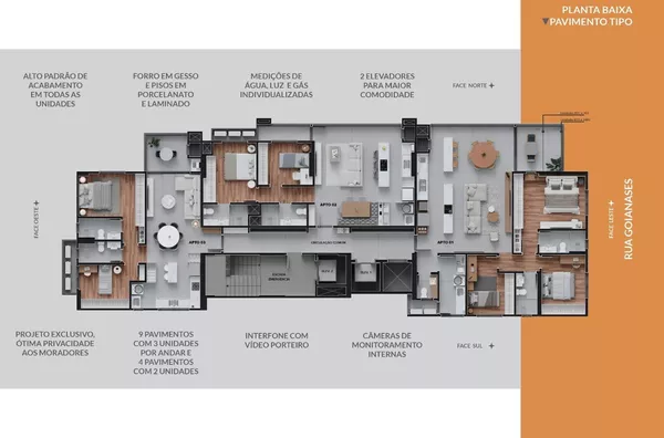 APARTAMENTO PARA VENDA EDÍFICIO CHARDONNAY EM FRENTE VICENTINO NO CENTRO PATO BRANCO