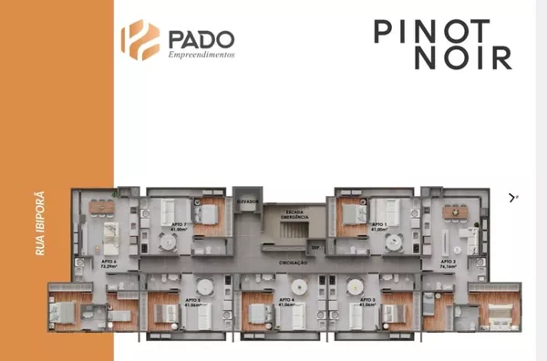 PRE LANÇAMENTO EDIFICIO PINOT NOIR , BAIRRO PARZIANELO, PRÓXIMO AO TEATRO
