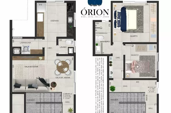 planta humanizada do duplex