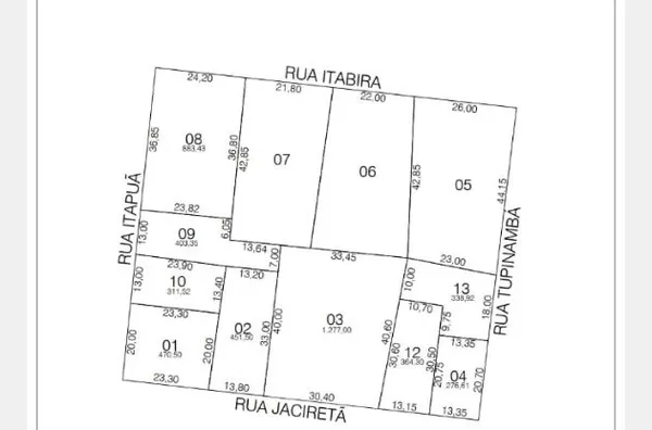 ÓTIMO TERRENO PARA A VENDA, CENTRO DE PATO BRANCO