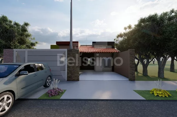 Casa para venda 2 quarto(s), sala ampla, cozinha, 1 banheiro , lavanderia coberta e garagem p/ 2 carros