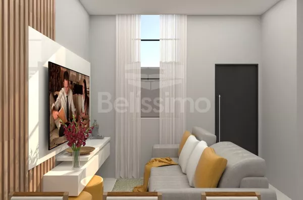 Casa bem localizada no Jardim Santa Luzia, contendo 2 quarto(s) sendo 1 suíte, sala, linda cozinha, banheiro social, lavanderia coberta, garagem para 1 carro.