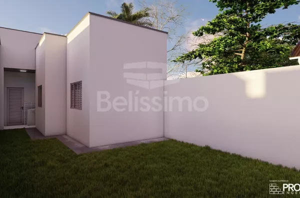 Casa com excelente localização 10 minutos do centro. Casa de 2 quartos,  01(uma) sala de TV, 01 (uma) cozinha, (01) banheiro, 01 (uma) área de serviço coberta e com garagem para 1 carro.  Construção:48m²  Terreno:128,42