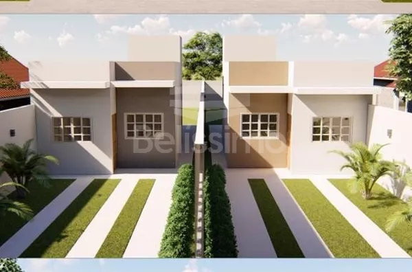 Casa á venda no bairro Jd Guaporé. contendo 02(dois) quartos, 01(uma) sala de estar, 01(um) hall, 01(um) banheiro social, 01(uma) cozinha, 01(uma) lavanderia coberta, garagem para 2 carros . 15 metros no fundo para ampliação.  Área Construída: 59m²  Terre