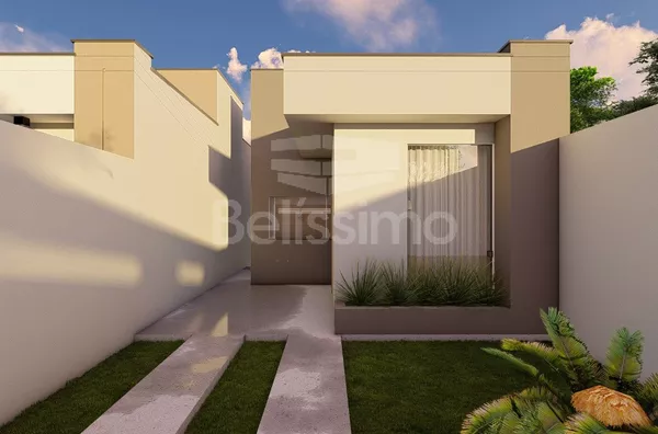 Casa com excelente localização. Casa com 02 (dois) quartos, sendo 01 (uma) suíte, 02 (dois) banheiros, 01 (uma) sala de estar, 01 (uma) cozinha, 01 (uma) lavanderia e garagem para 2 carro.